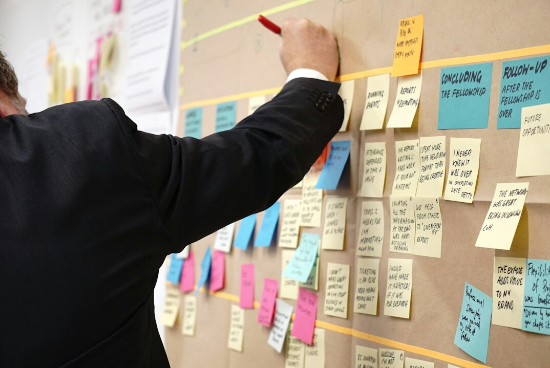 person planning goals